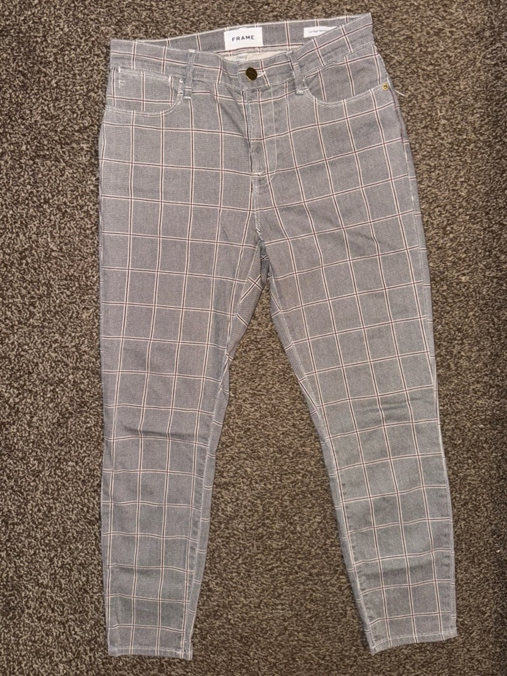 FRAME Le High Skinny Crop Jeans - Picture 3 of 12